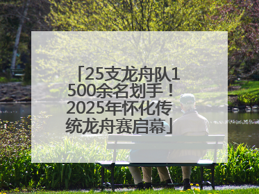 25支龙舟队1500余名划手！2025年怀化传统龙舟赛启幕